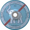 Δίσκος λείανσης μετάλλου APOLLON 100mm
