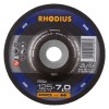 Δίσκος λείανσης μετάλλου RHODIUS RS2 125x7,0x22,23