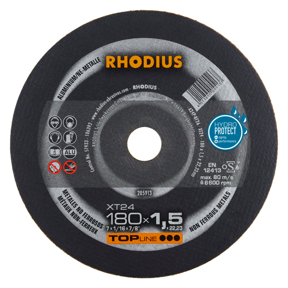 Δίσκος Αλουμινίου RHODIUS XT24 180x1,5x22,23